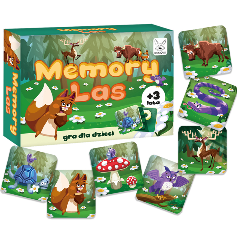 Gra edukacyjna memory las +3 Kangur