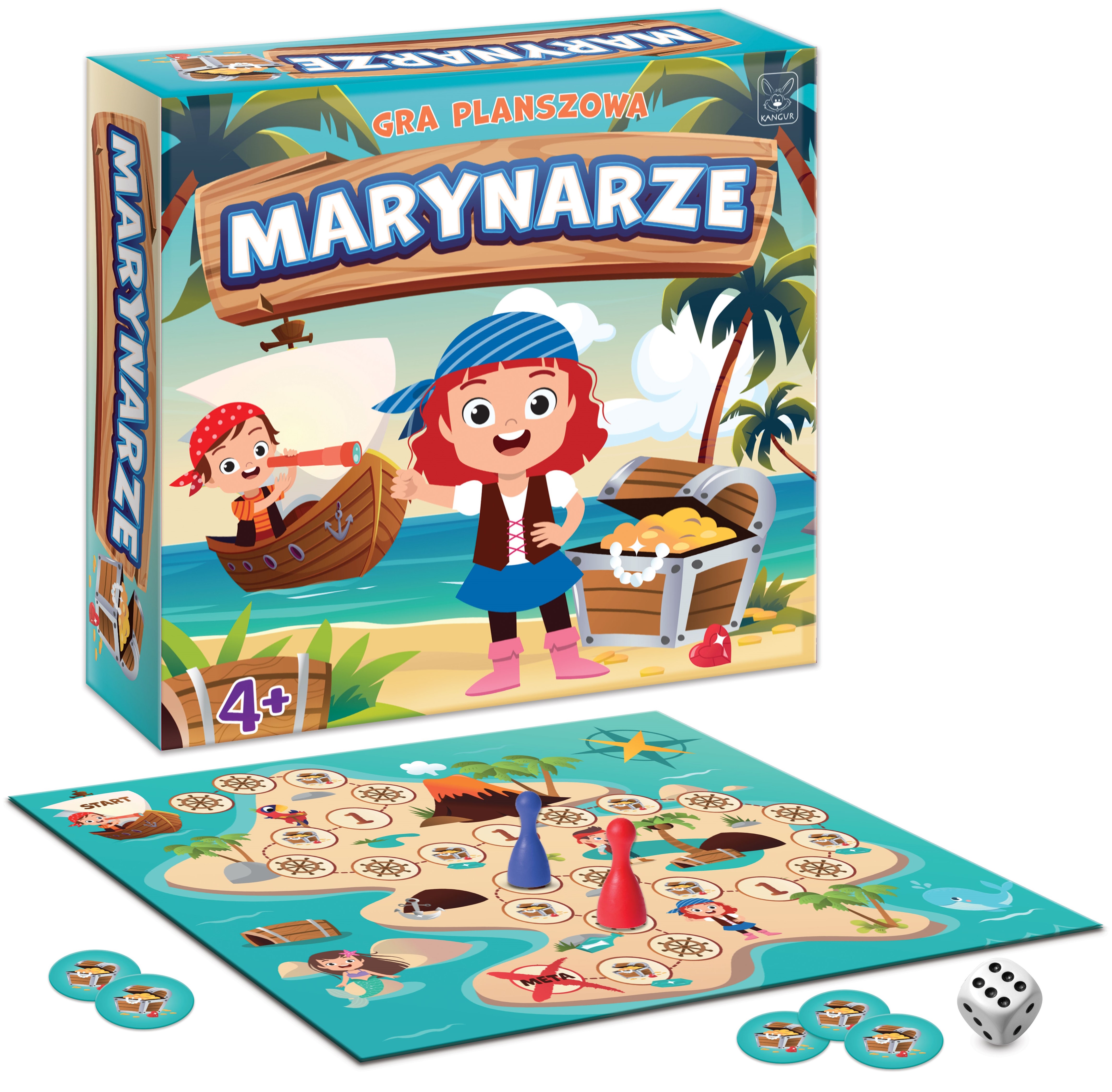 Gra edukacyjna marynarze +4 Kangur