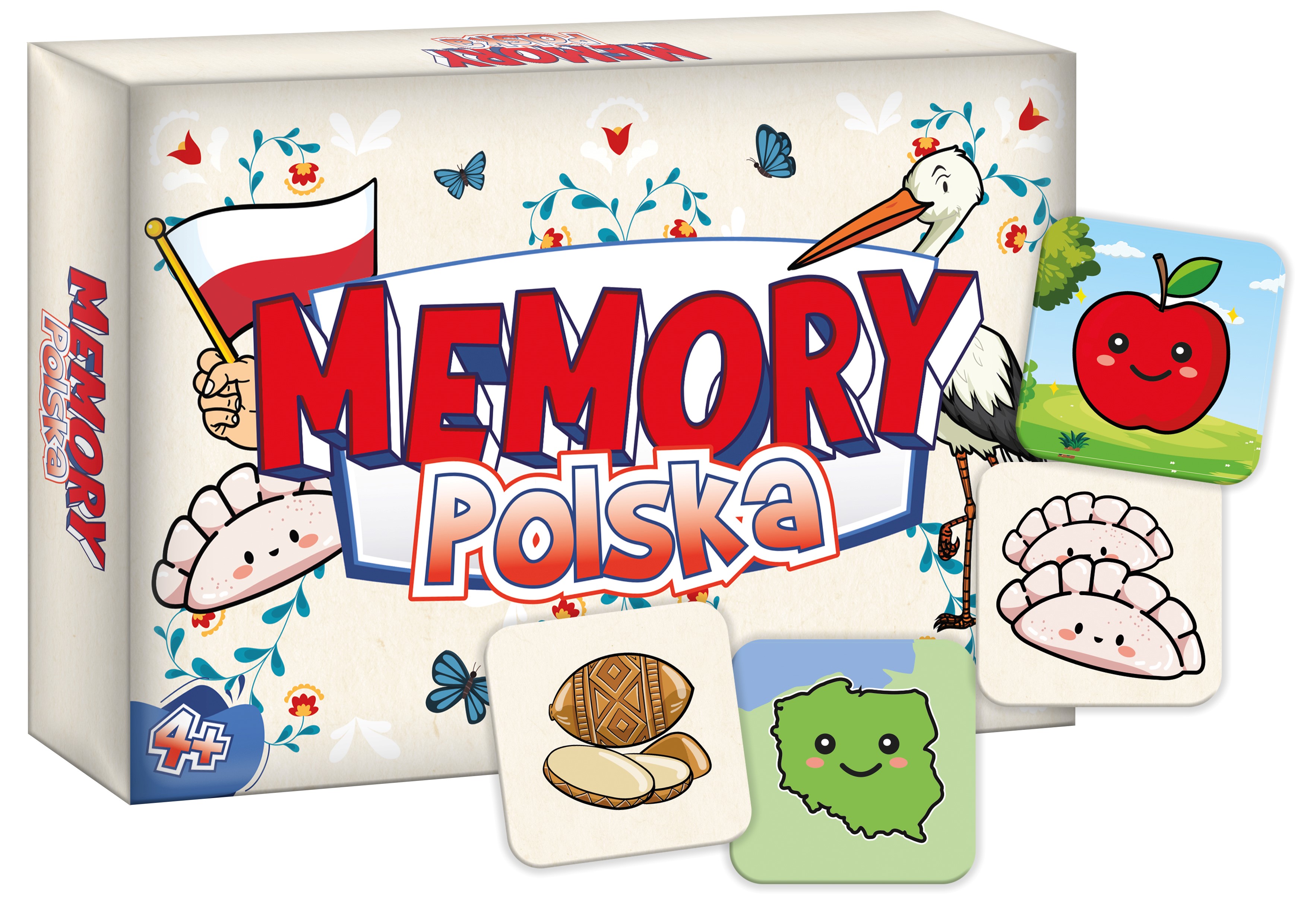 Gra edukacyjna memory Polska +4 Kangur