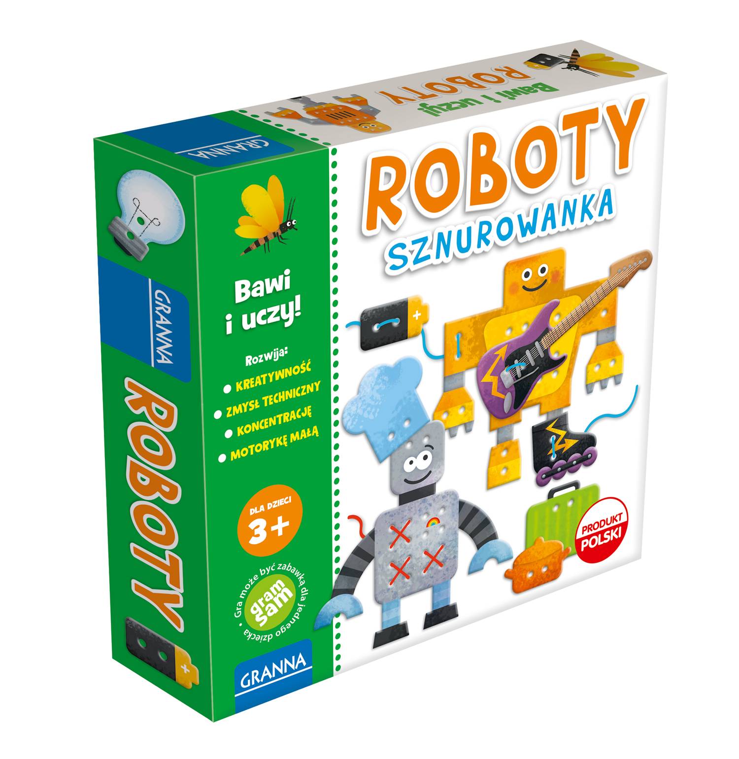 Gra roboty sznurowanka +3 Granna