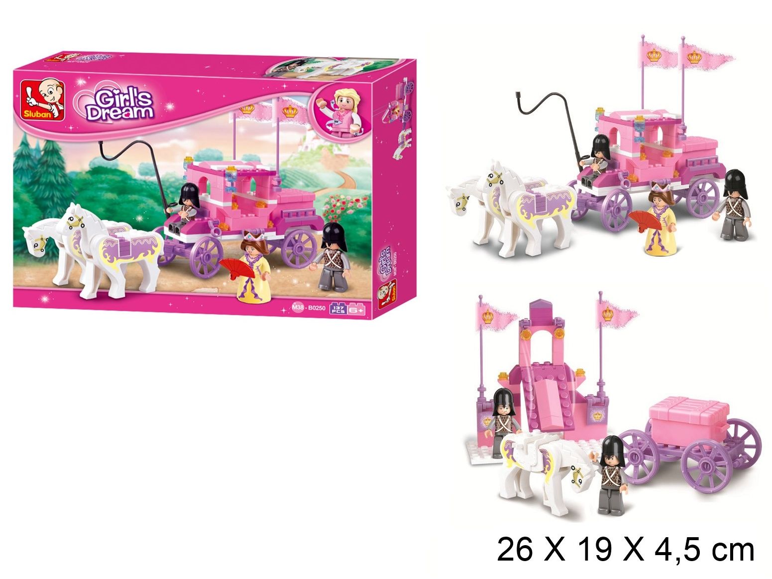 Klocki konstrukcyjne 137 elem. Girls Dream Sluban