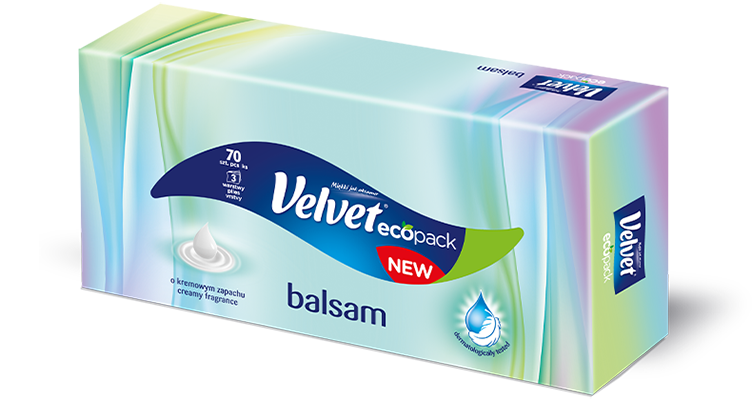 Chusteczki higieniczne 3W 70szt. balsam o kremowym zapachu Velvet