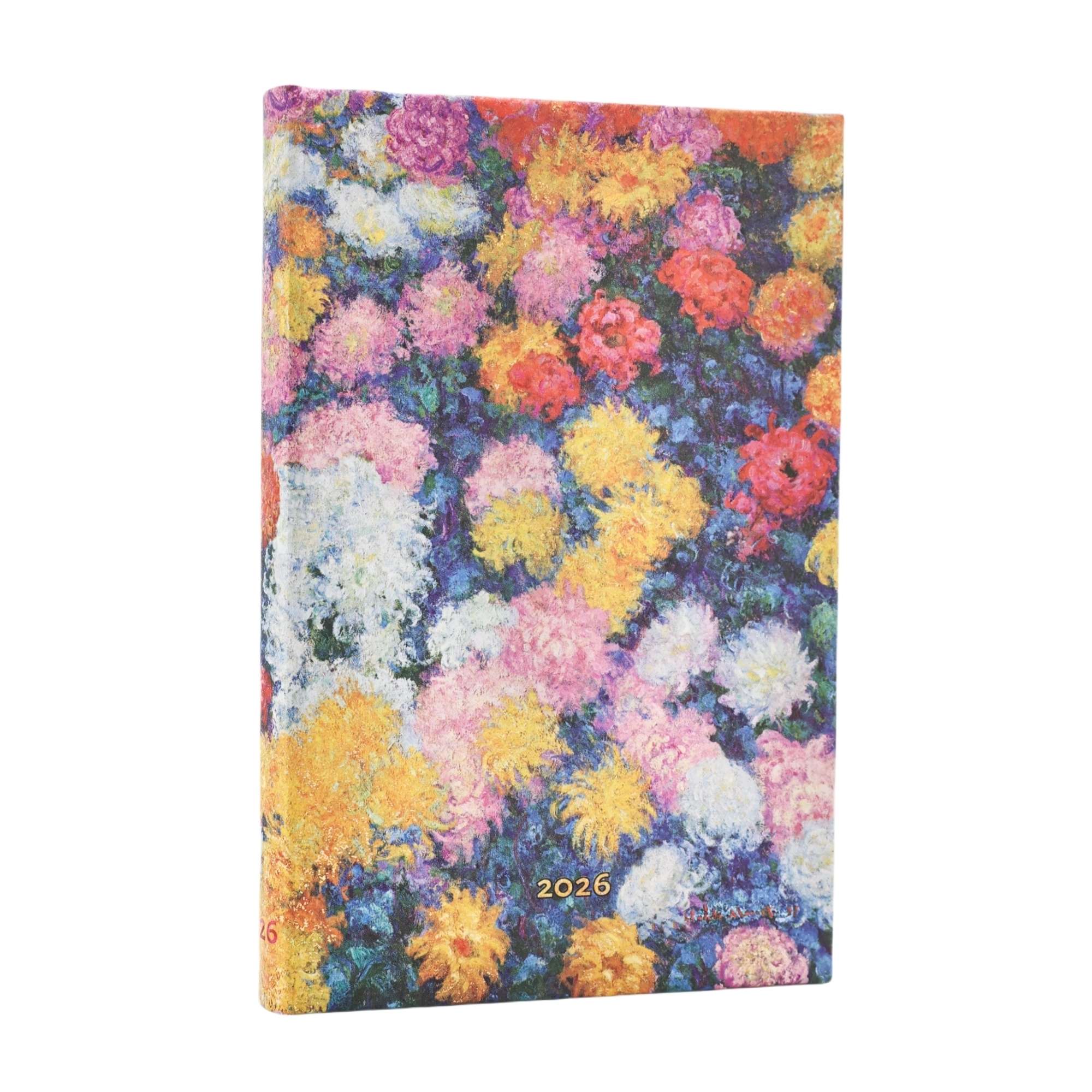 Kalendarz terminarz książkowy tygodniowy A6 2026 Monet’s Chrysanthemums Paperblanks