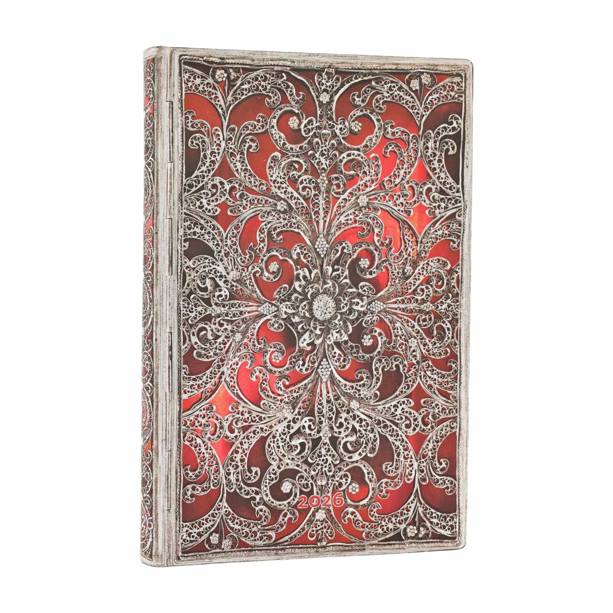 Kalendarz terminarz książkowy tygodniowy A6 2026 Garnet Paperblanks