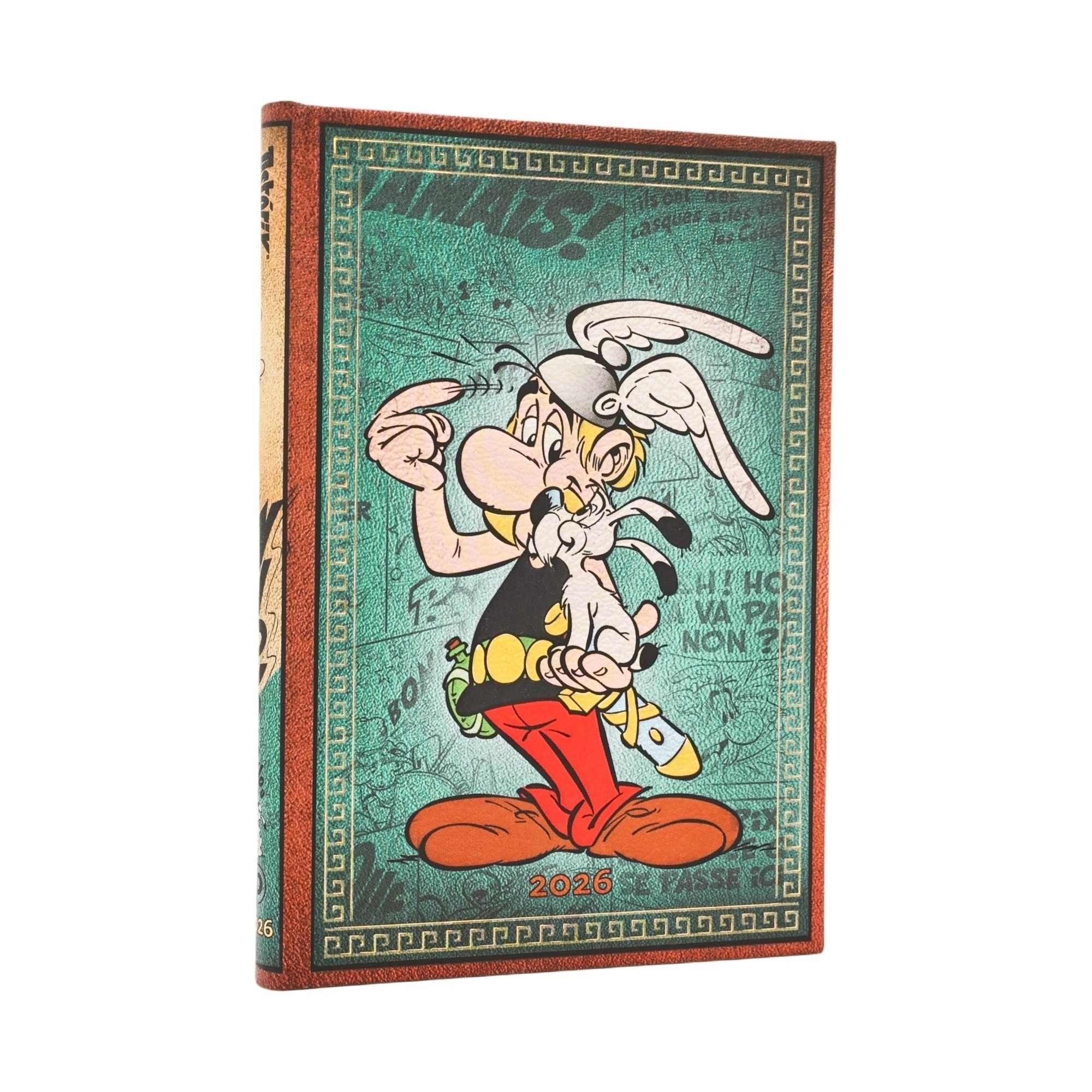 Kalendarz terminarz książkowy tygodniowy B6 2026 Asterix Paperblanks