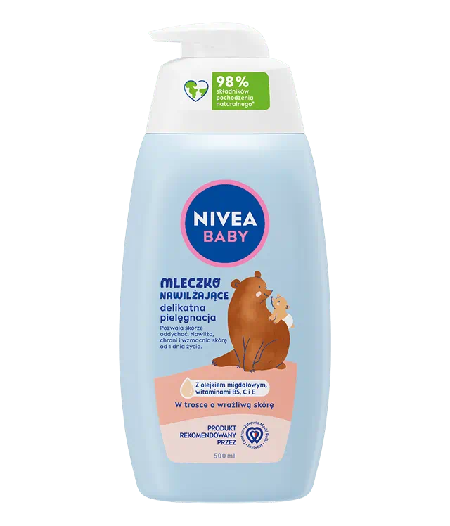 Mleczko nawilżające 500ml Nivea Baby