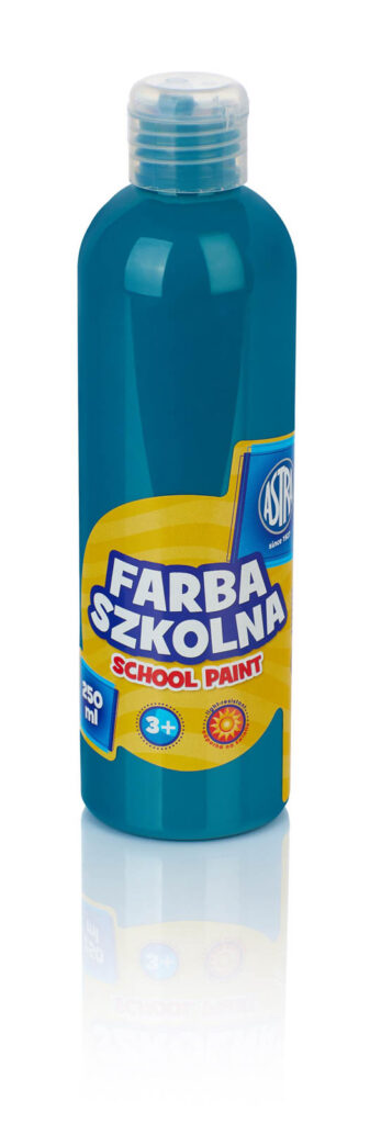 Farba temper 250ml turkusowa Astra