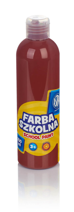 Farba temper 250ml brązowa Astra