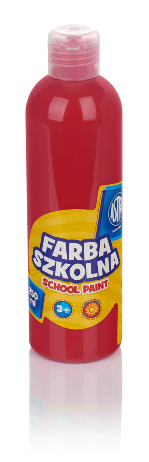 Farba temper 250ml czerwona Astra
