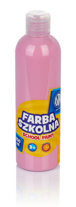 Farba temper 250ml różowa jasna Astra