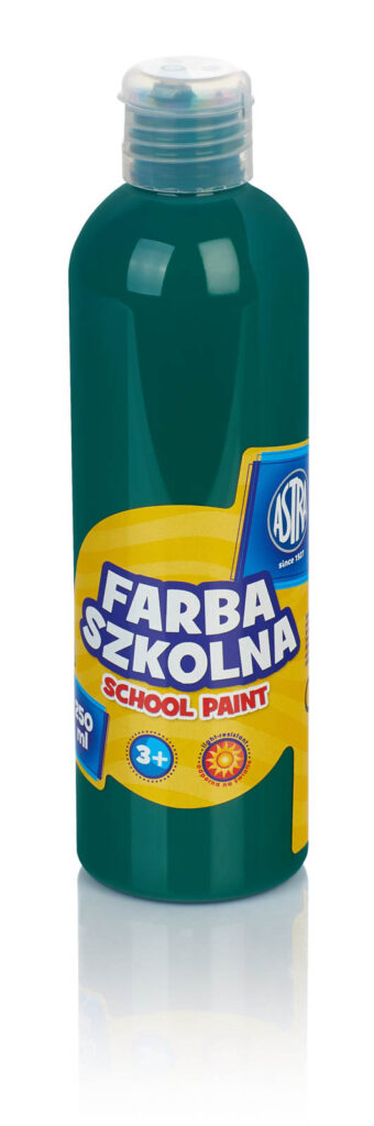 Farba temper 250ml zielona ciemna Astra