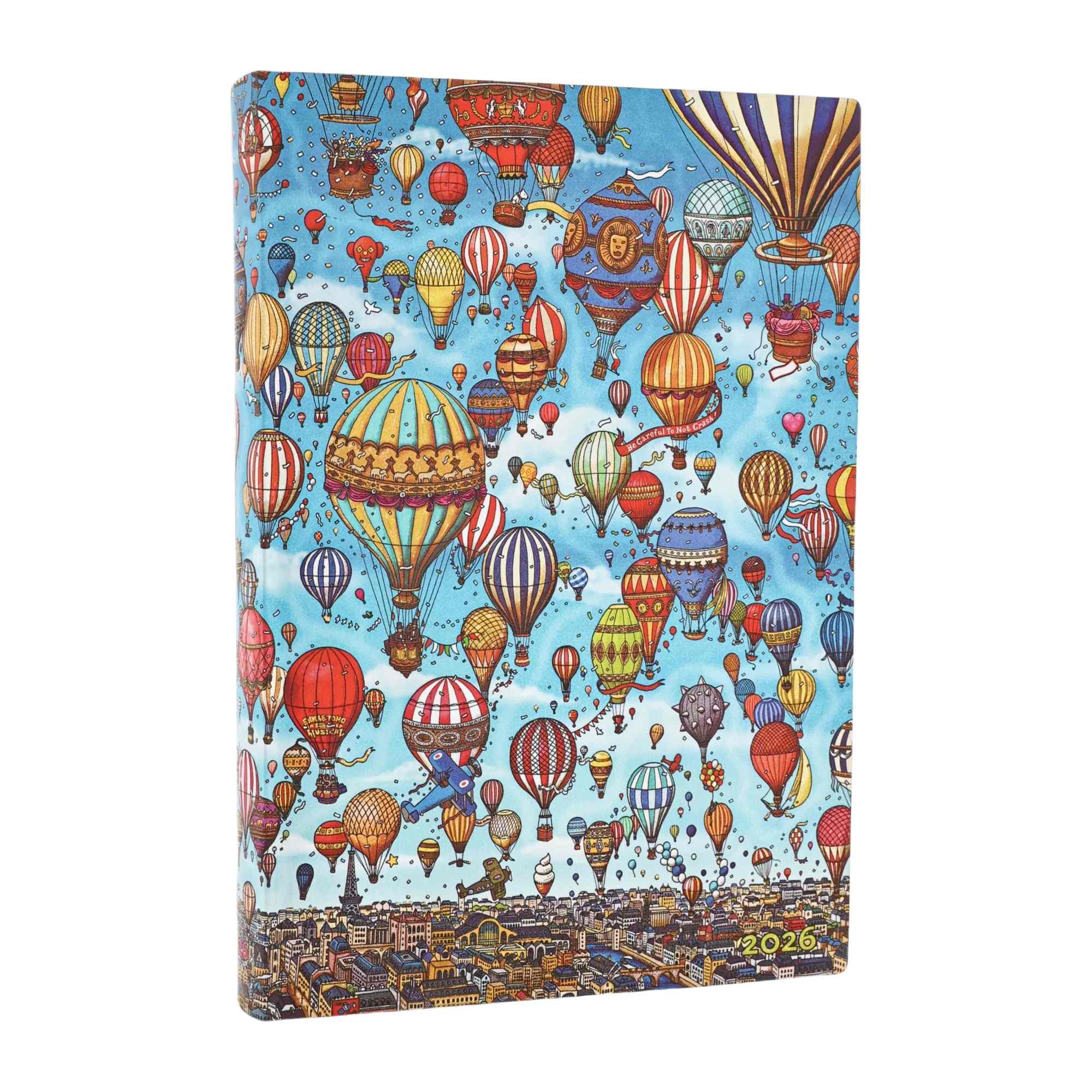 Kalendarz terminarz książkowy dzienny B6 2026 Balloon Festival Paperblanks