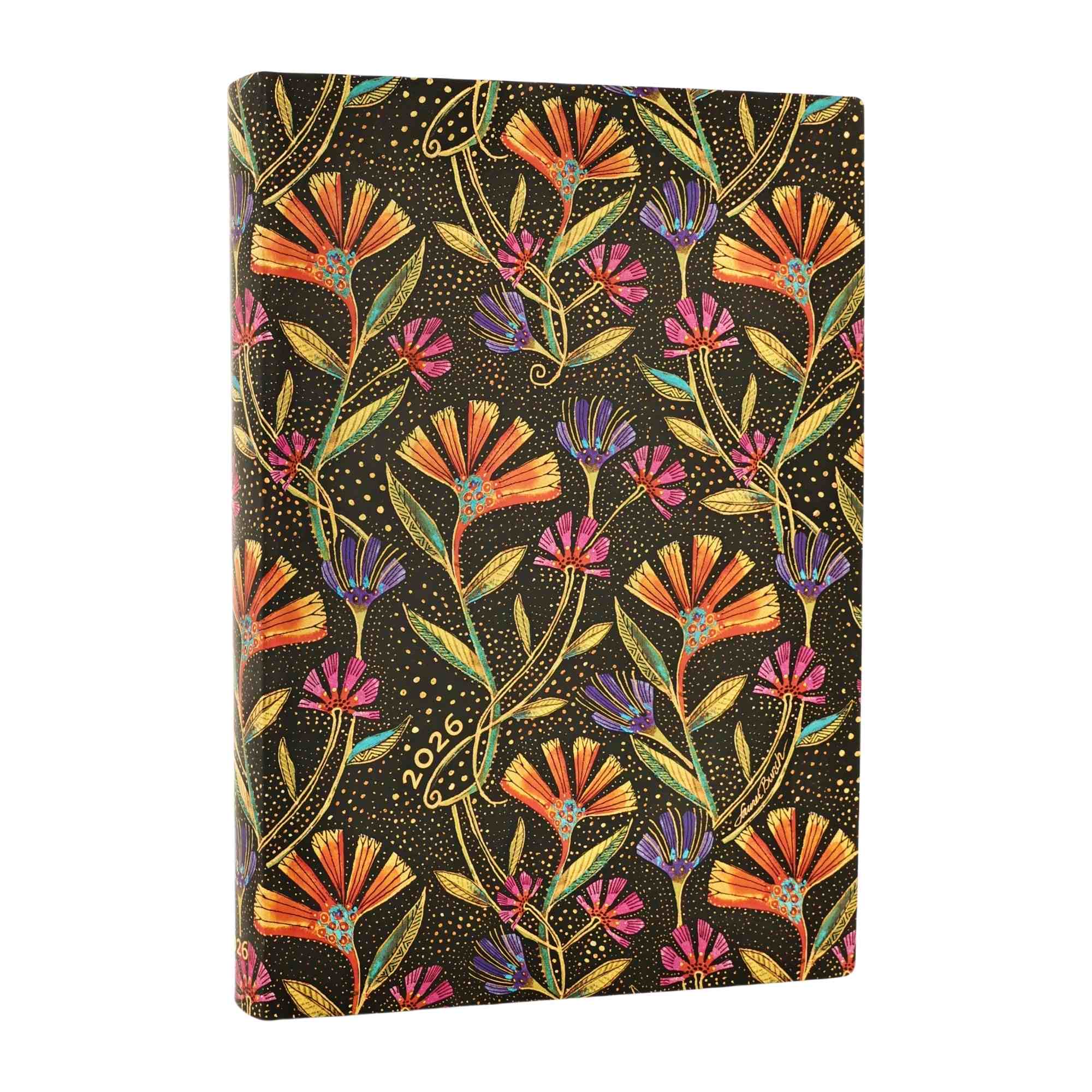 Kalendarz terminarz książkowy dzienny B6 2026 Wild Flowers Paperblanks