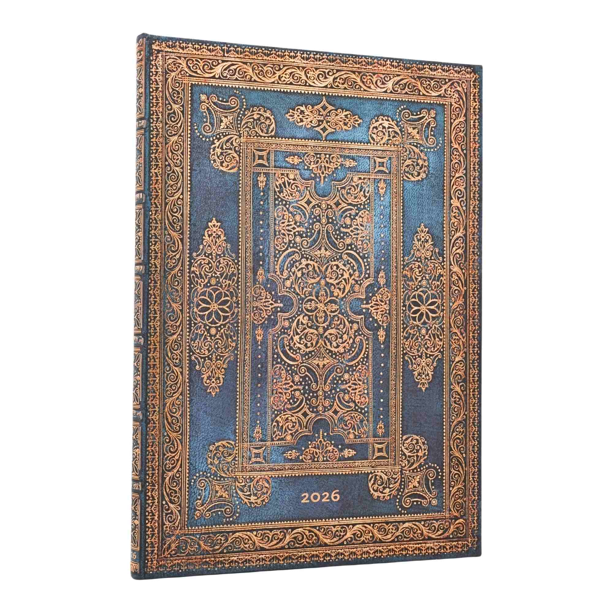 Kalendarz terminarz książkowy tygodniowy A4 2026 Blue Luxe Paperblanks