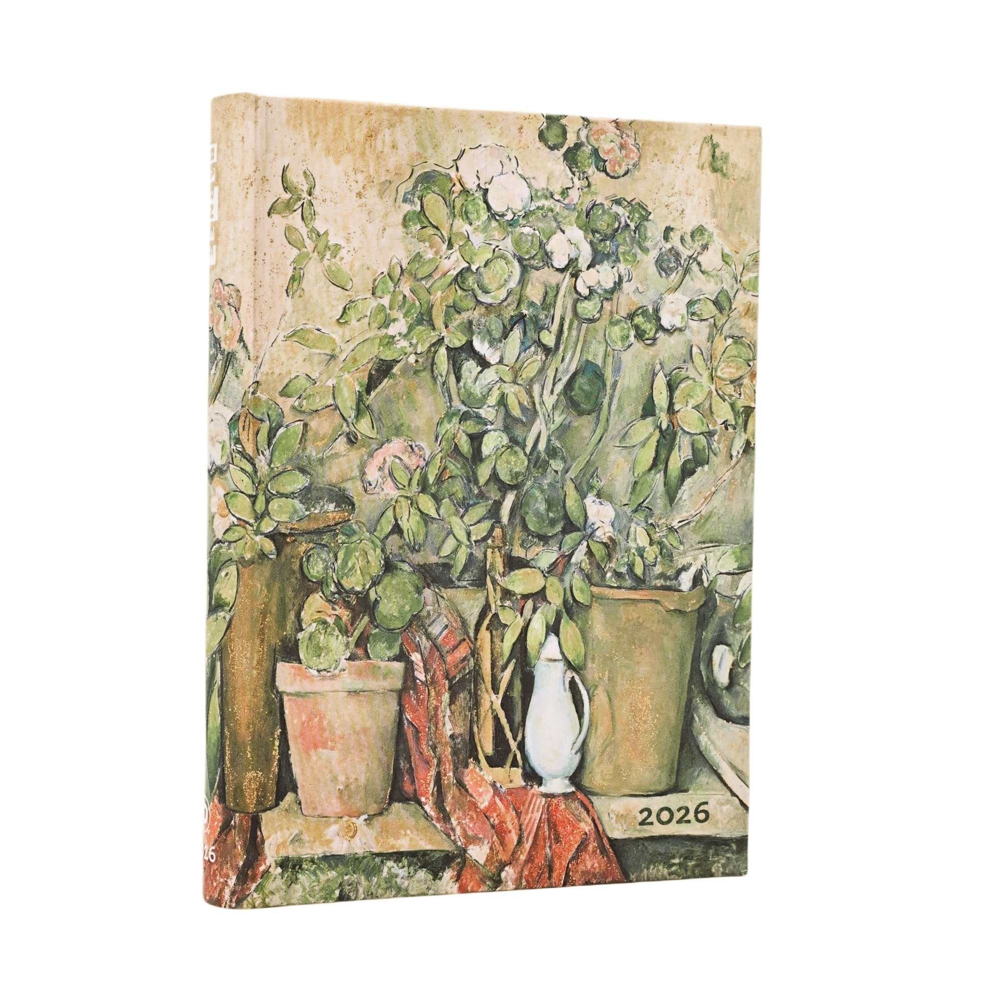 Kalendarz terminarz książkowy dzienny B6 2026 Cezanne’s Terracotta Pots and Flowers Paperblanks