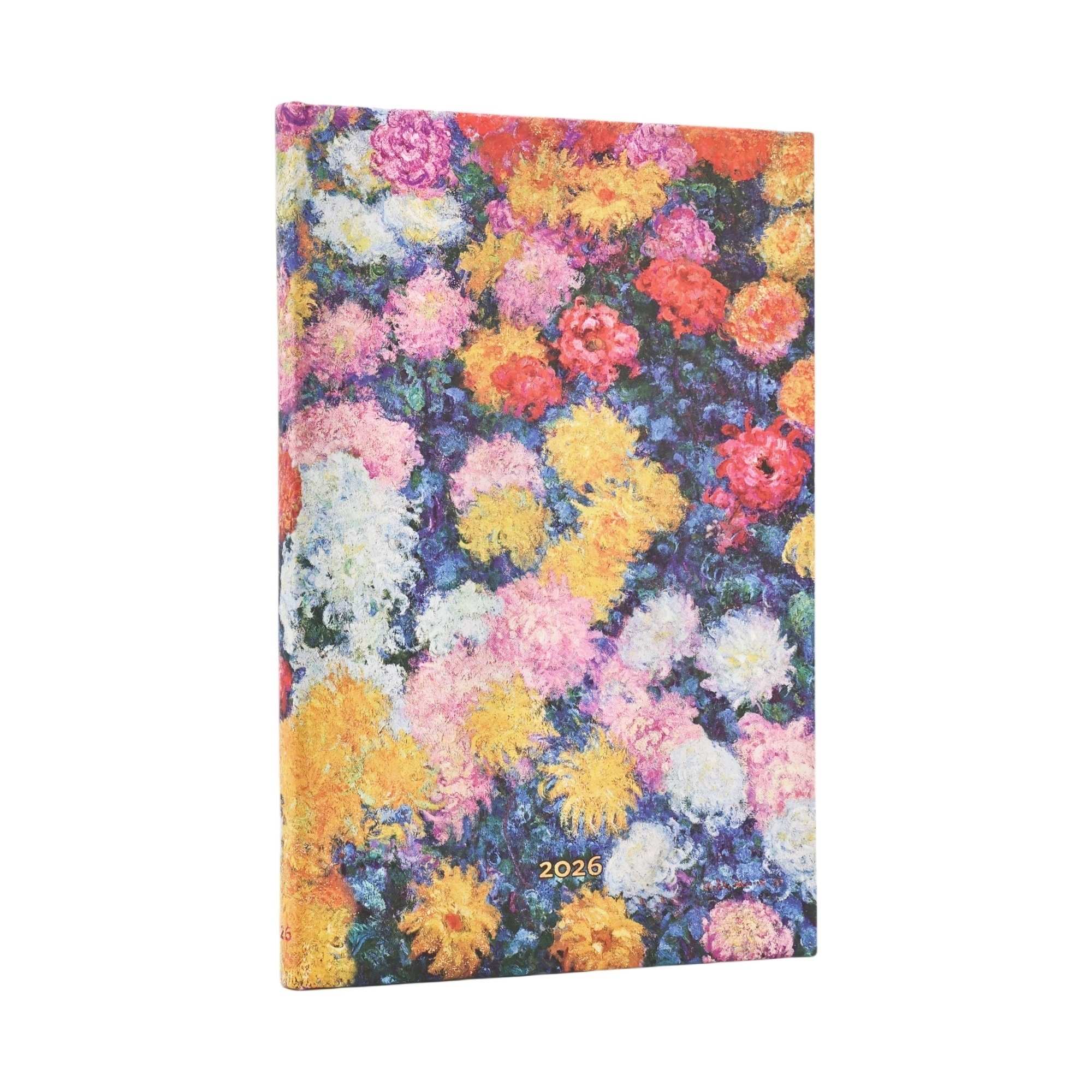 Kalendarz terminarz książkowy tygodniowy A5 2026 Monet’s Chrysanthemums Paperblanks