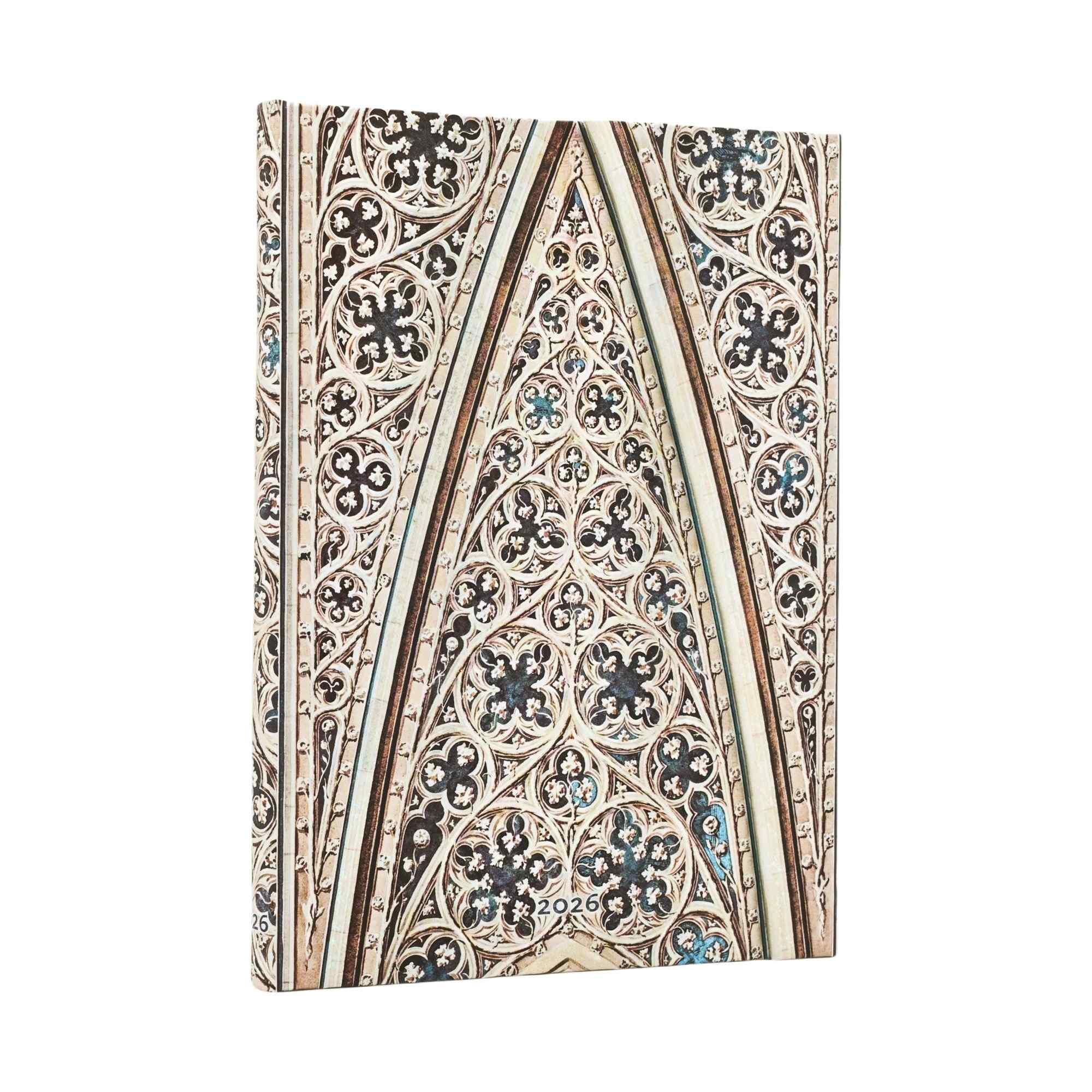 Kalendarz terminarz książkowy- tygodniowy B6 2026 Vault of the Milan Cathedral Paperblanks