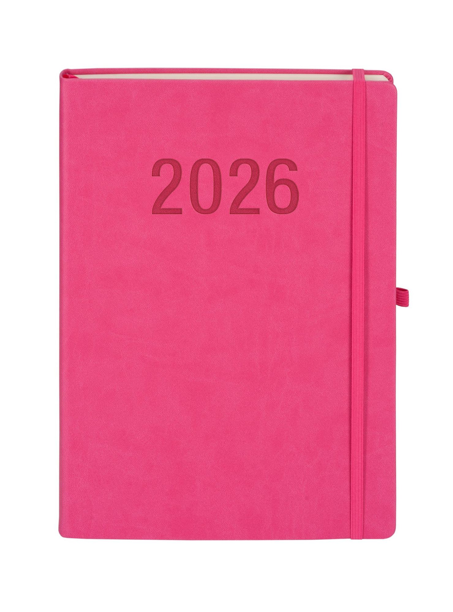 Kalendarz terminarz książkowy dzienny A4 2026 Memofix Antra