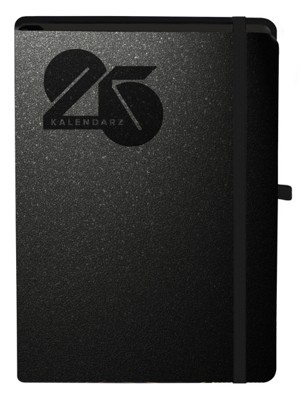 Kalendarz terminarz książkowy dzienny A5 2026 Black Black Antra