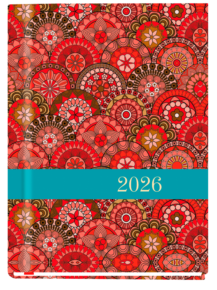 Kalendarz terminarz książkowy tygodniowy B6 2026 Marta Michalczyk