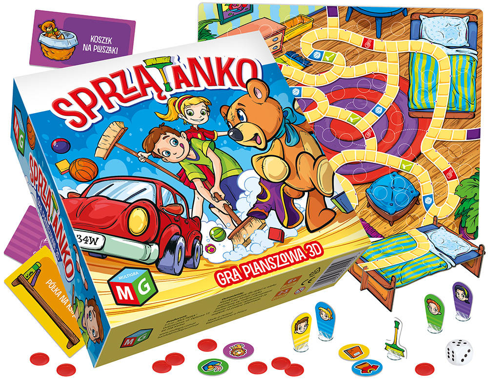 Gra edukacyjna sprzątanko +6 Multigra