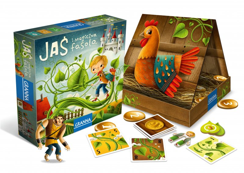 Gra edukacyjna Jaś i magiczna fasola +6 Granna