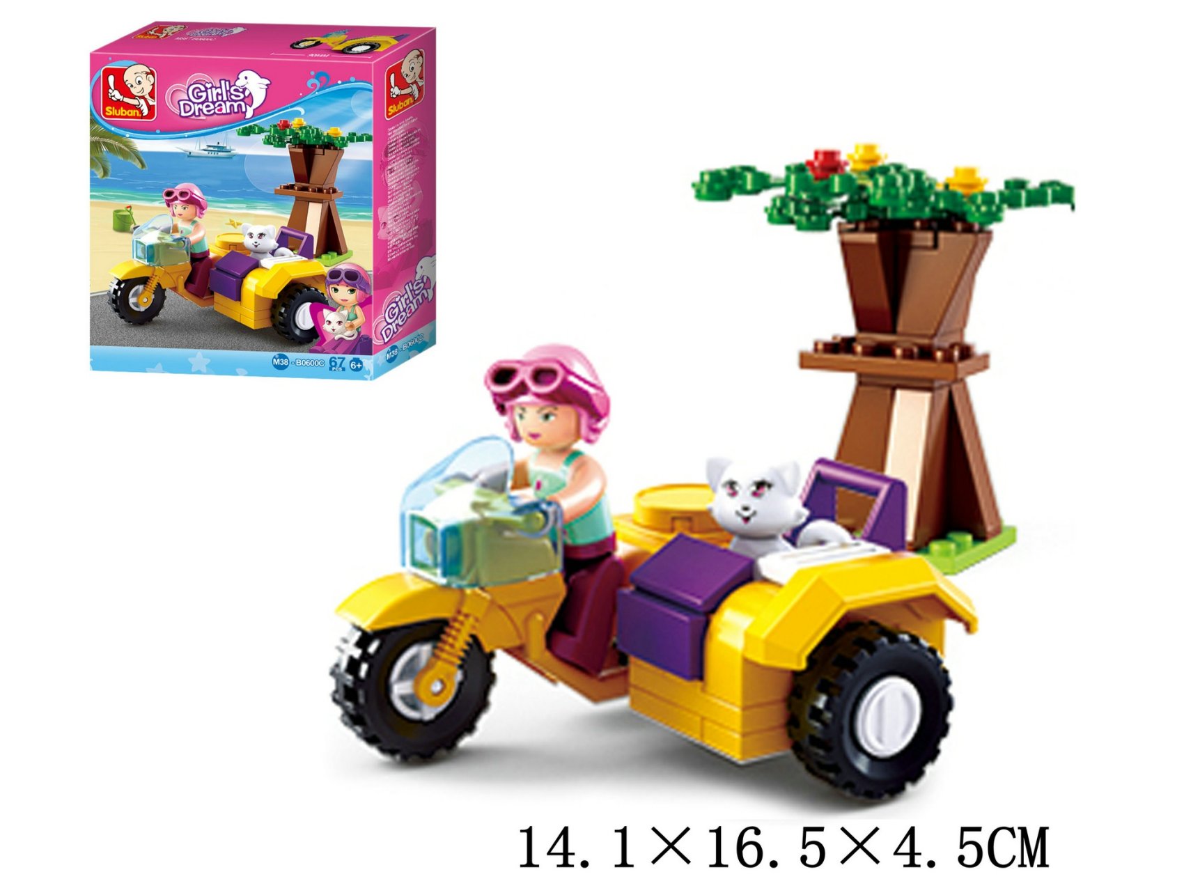 Klocki konstrukcyjne 67 elem. Girls Dream Sluban