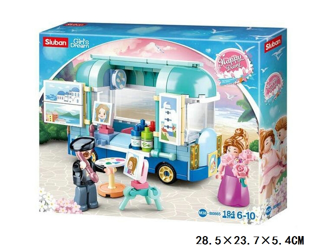 Klocki konstrukcyjne 184 elem. Girls Dream Sluban