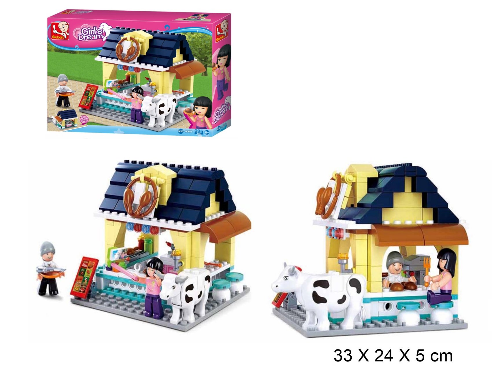Klocki konstrukcyjne 225 elem. Girls Dream Sluban