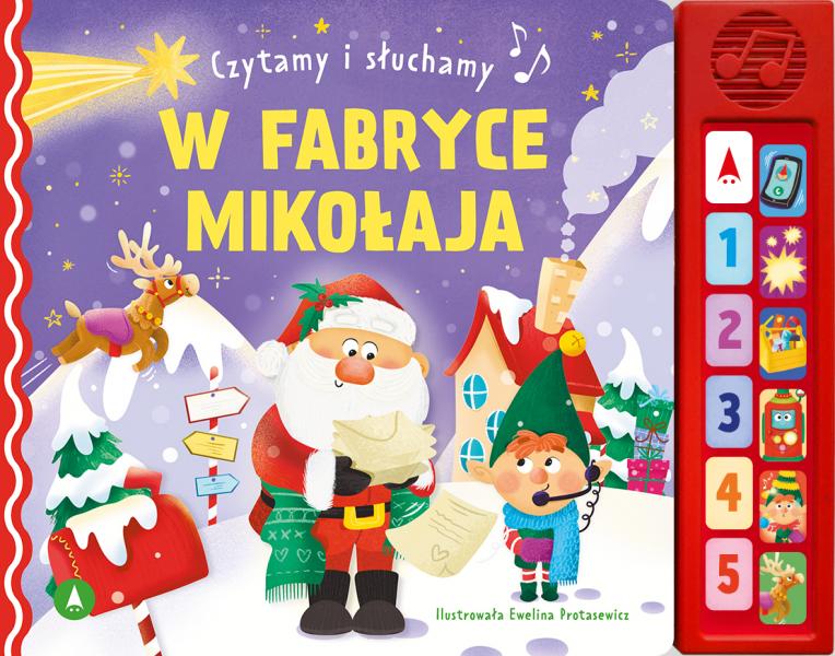 Czytamy i słuchamy w fabryce Mikołaja 24x19cm/10str Skrzat