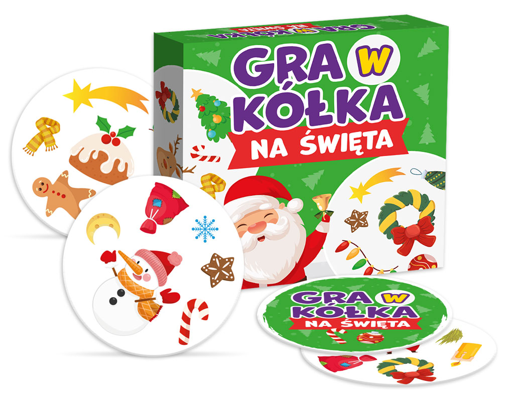 Gra edukacyjna w kółka na Święta +4 Kangur