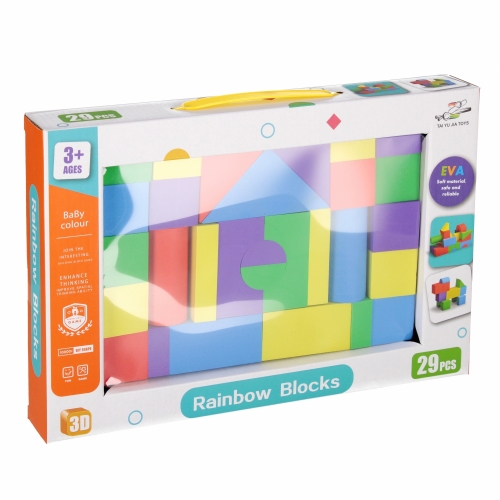 Klocki piankowe 29 elem. Mega Creative