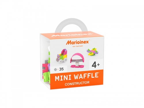 Klocki konstrukcyjne 35 elem. mini wafle Marioinex