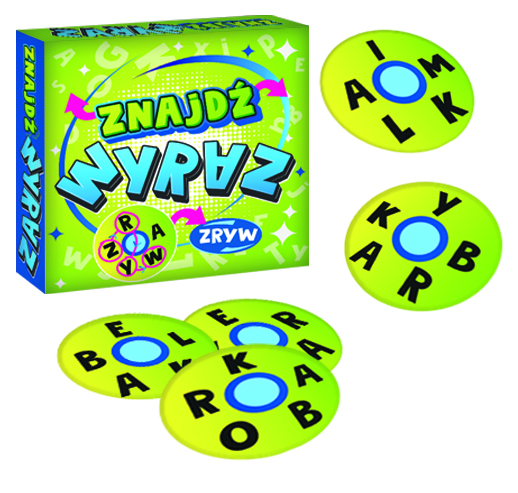 Gra edukacyjna znajdź wyraz +6 Kangur
