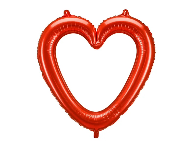 Balon foliowy serce 86x83cm Partydeco