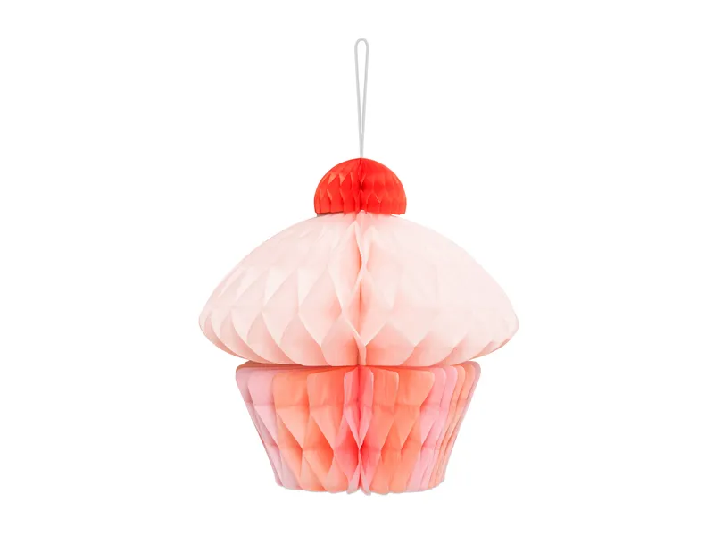 Dekoracja bibułowa Muffinka 20cm Partydeco