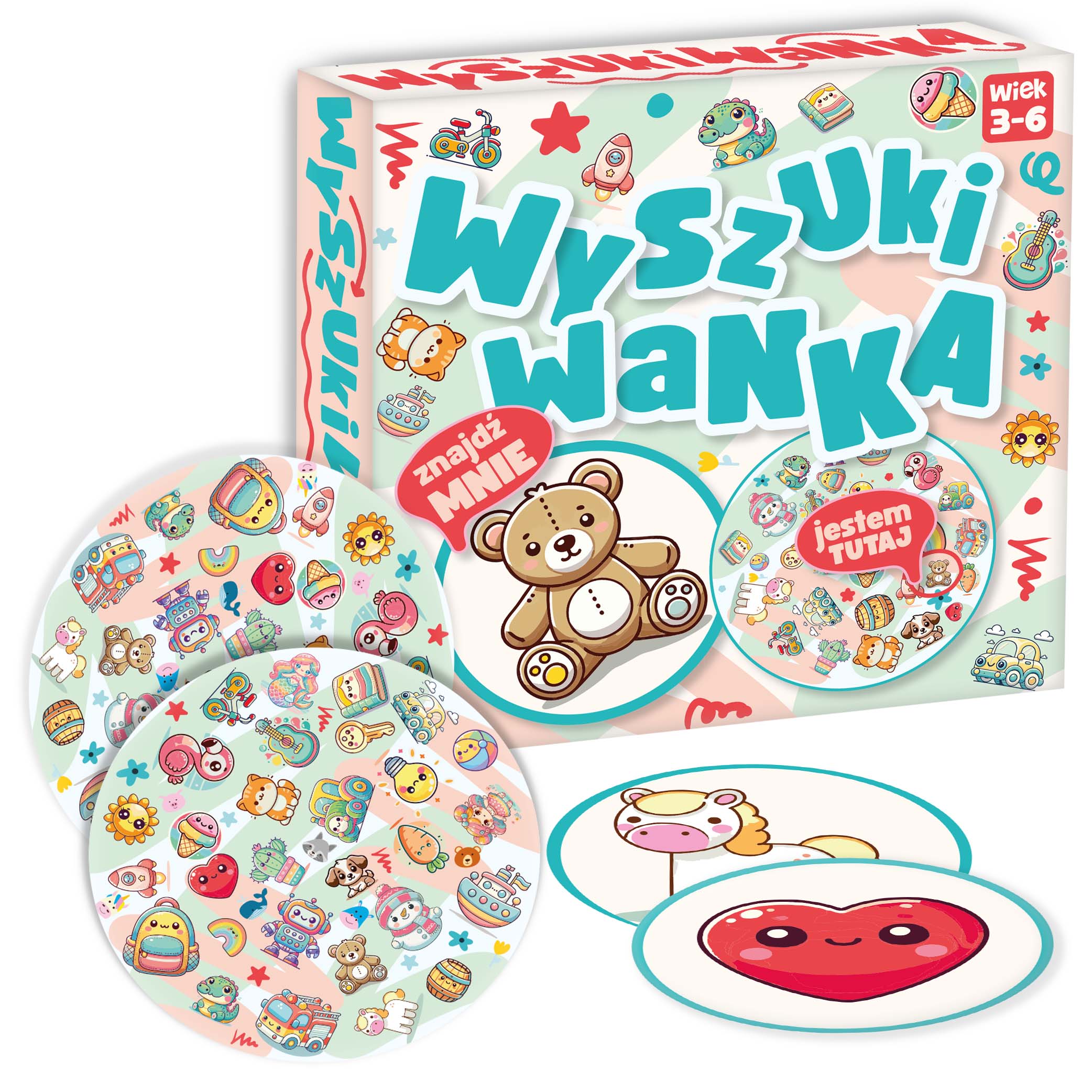 Gra edukacyjna wyszukiwanka 3-6+ Kangur