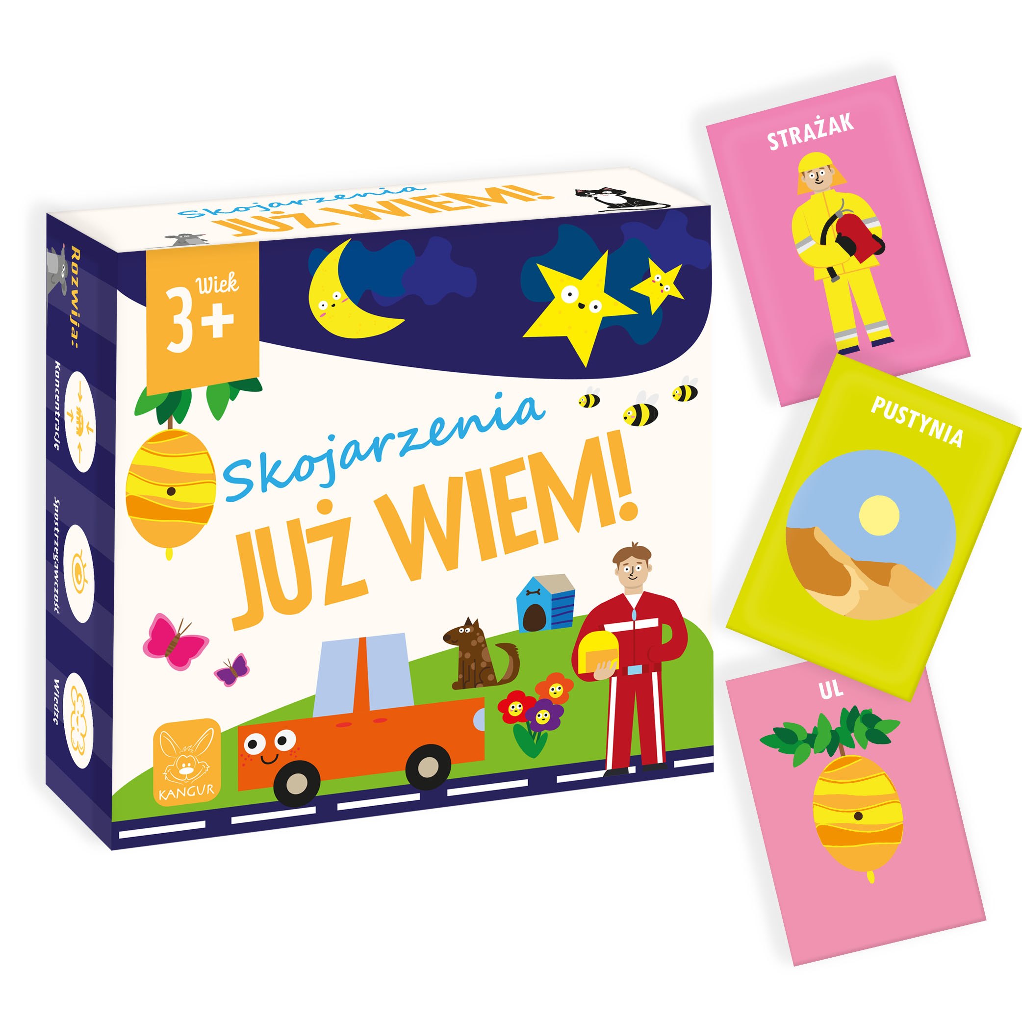 Gra edukacyjna skojarzenia już wiem +3 Kangur