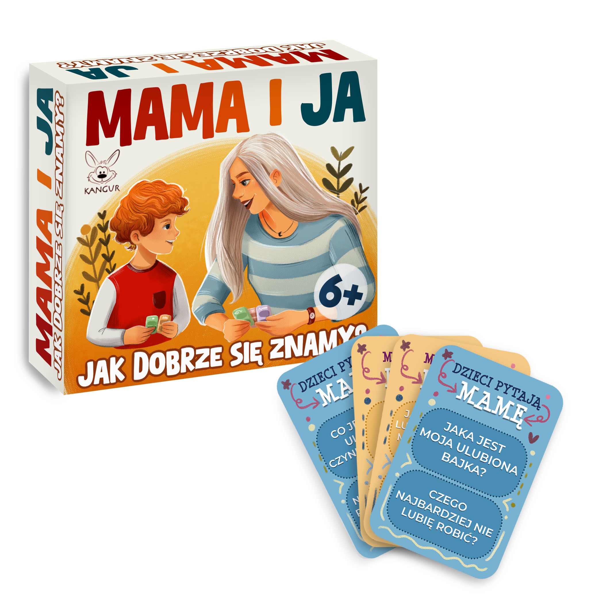 Gra edukacyjna mama i ja Jak dobrze się znamy +6 Kangur
