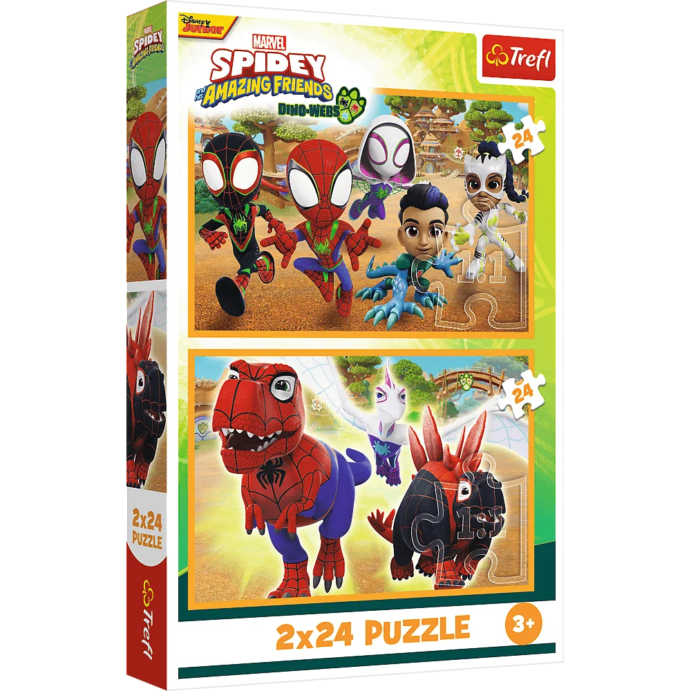  Puzzle 2x24 elementy Spidey +3 Trefl