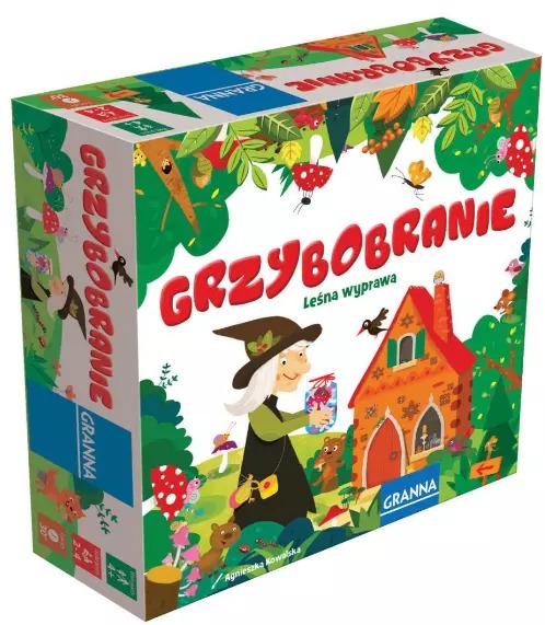 Gra edukacyjna grzybobranie leśna wyprawa +4 Granna