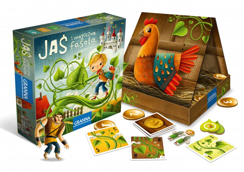 Gra edukacyjna Jaś i magiczna fasola +6 Granna