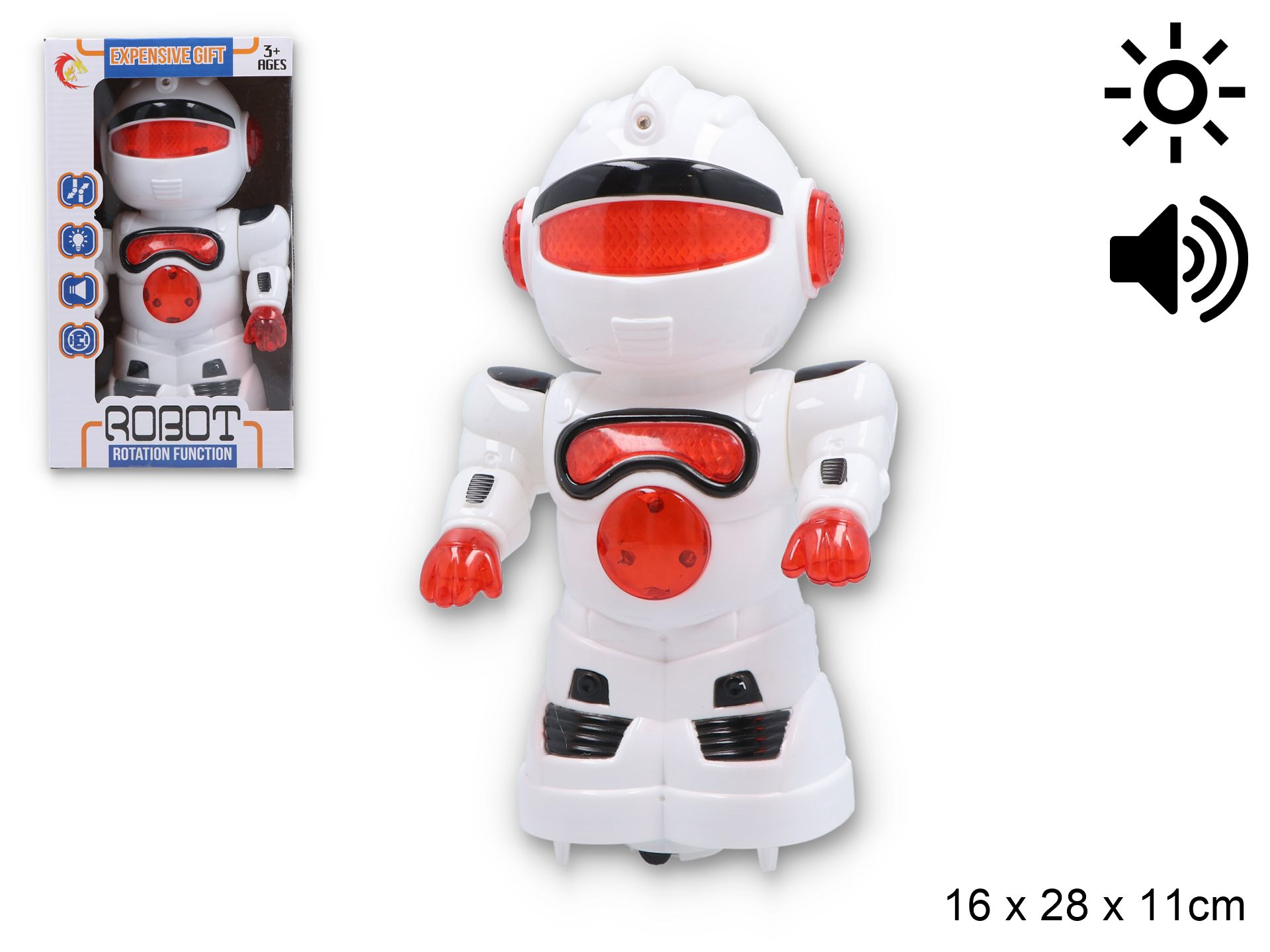 Robot na baterie Gazelo