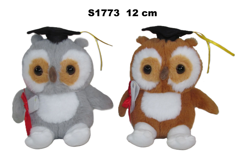  Pluszowa sowa absolwent z dyplomem 12cm Sun Day