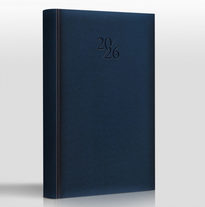 Kalendarz terminarz książkowy dzienny A4 2026 Denim Sapt
