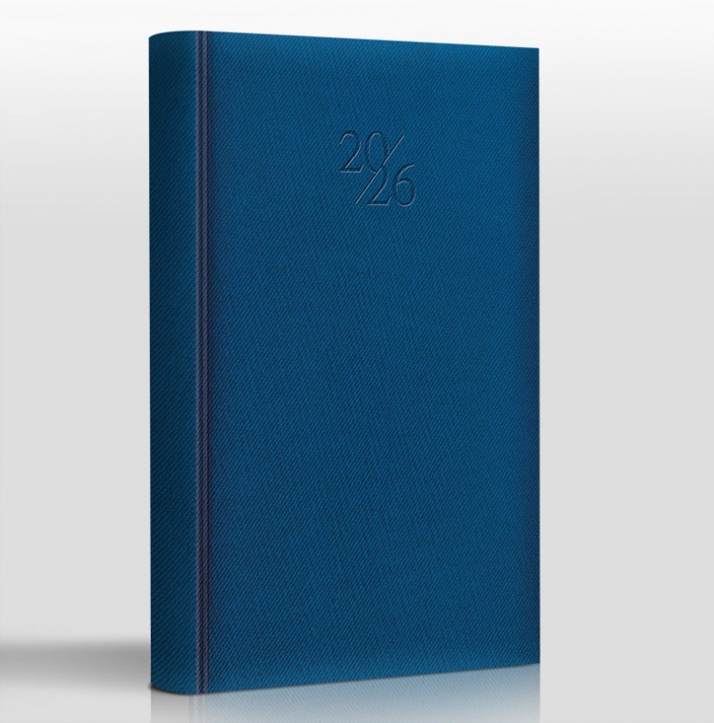 Kalendarz książkowy nauczyciela tygodniowy z notesem A5 2025/2026 Denim Sapt