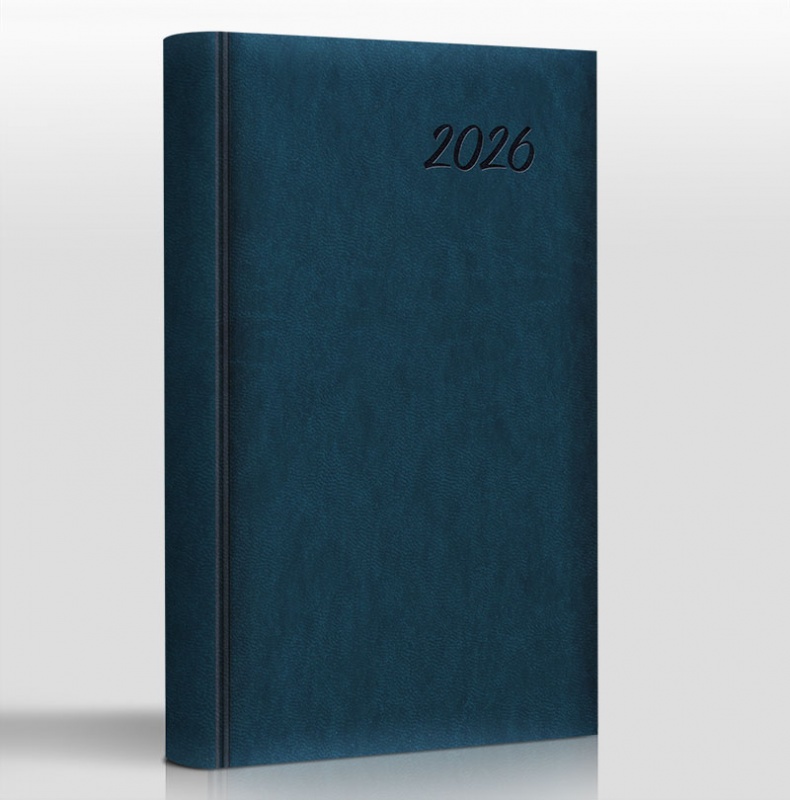 Kalendarz książkowy nauczyciela tygodniowy z notesem A5 2025/2026 Simple Sapt