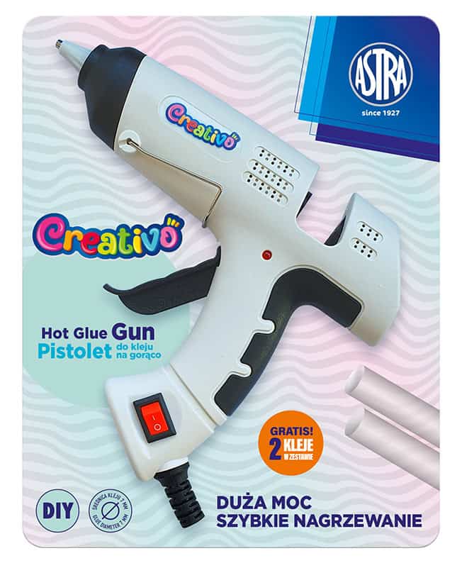 Pistolet do kleju na gorąco Creativo Astra