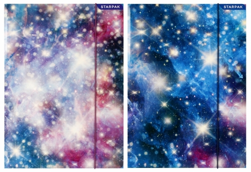 Teczka z gumką galaxy 300g Starpak