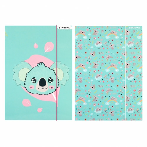 Teczka z gumką koala 300g Starpak